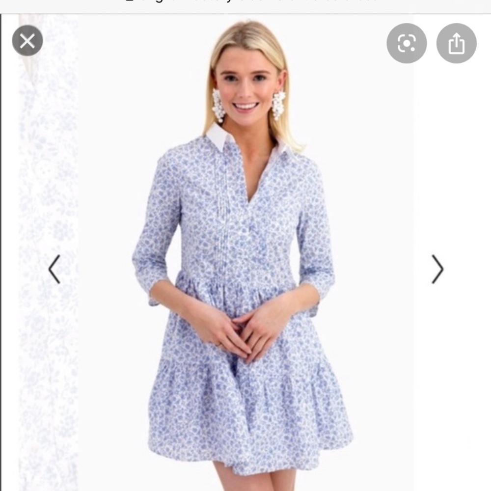 English factory tiered floral dress